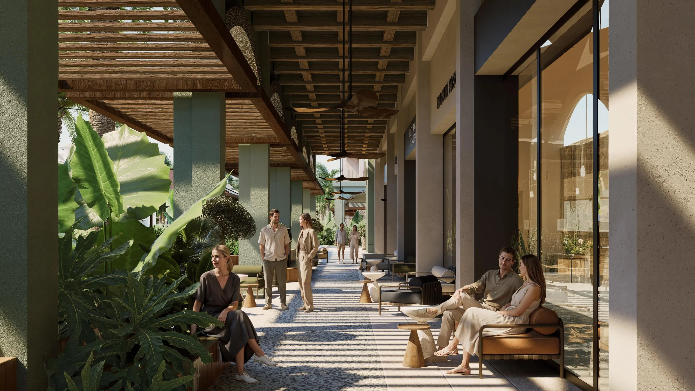 Cabana promenade walk